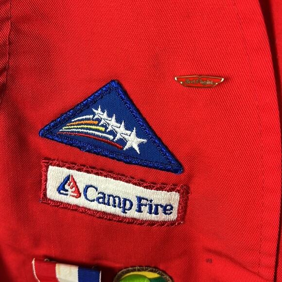 Vintage Boy/ Girl Scout / Cub Scout vest with patches and pins XL - Picture 4 of 12